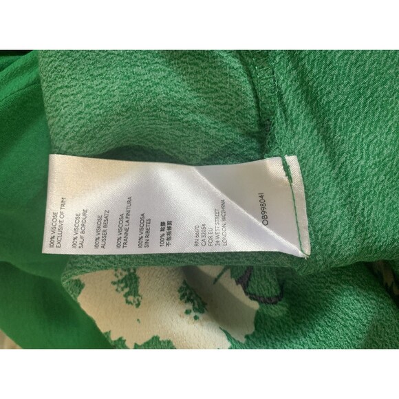 Free People Dress Womens 2 Floral Print Short Sleeve OB998041 Boho Summer Casual - Picture 8 of 11